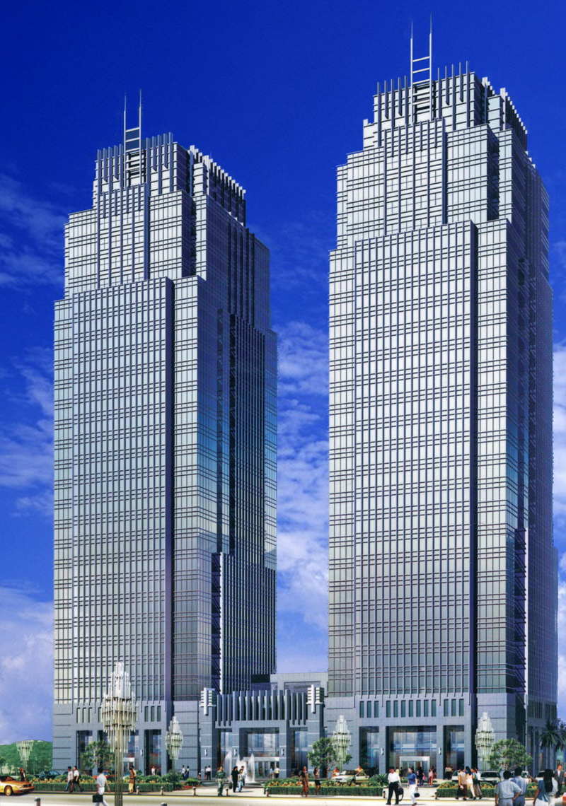 Huizhou twin business building