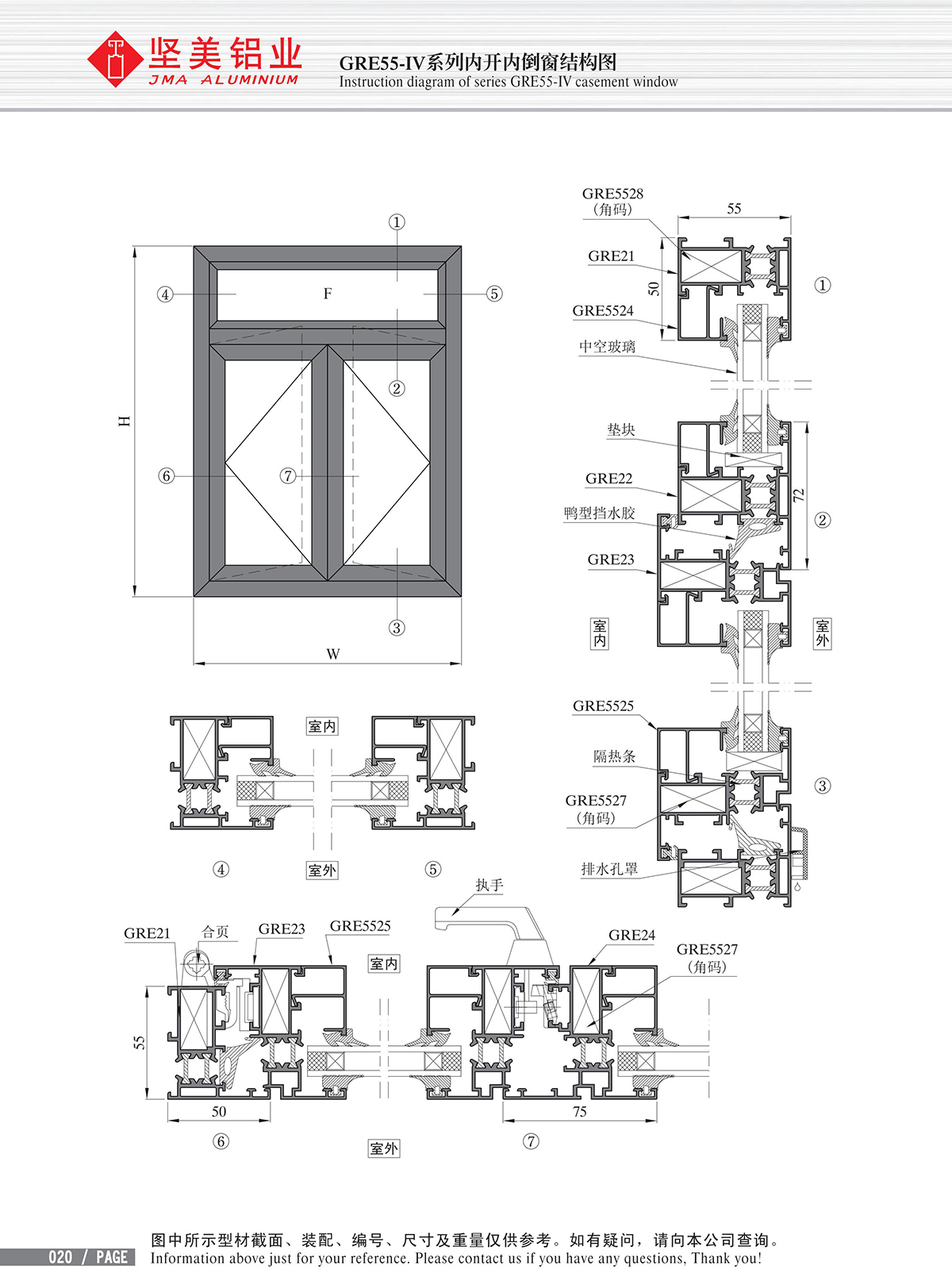 GRE55-Ⅳ系列內(nèi)開內(nèi)倒窗結(jié)構(gòu)圖-2